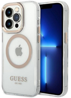 Панель Guess Metal Outline Magsafe для Apple iPhone 14 Pro Max Золотий (3666339069735) - зображення 1