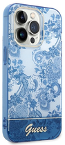 Панель Guess Porcelain Collection для Apple iPhone 14 Pro Max Синій (3666339064358) - зображення 3