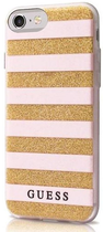 Etui plecki Guess Ethnic Chic Stripes 3D do Apple iPhone 6/6S Pink (3700740382707) - obraz 1