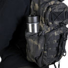 Тактичний однолямковий рюкзак Camotec з прихованим відділенням для зброї TCB Multicam Black - зображення 9