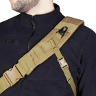 Тактичний однолямковий рюкзак Camotec з прихованим відділенням для зброї TCB Койот - зображення 6