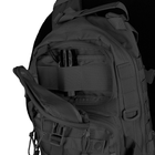 Тактический однолямочный рюкзак Camotec скрытым отделением для оружия TCB Black - изображение 6
