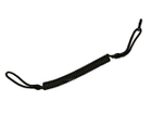 Шнур тренчик страхувальний кручений Петля-карабін паракорд чорний 984 MS - зображення 1