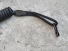 Тренчик карабин шнур страховочный витойшнур спиральный паракорд черный 971 MS - изображение 3