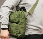 Сумка через плече Tactic міська сумка наплечна Олива (9060-olive) - зображення 5