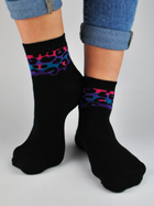 Жіночі шкарпетки Noviti SB023-W-01 39-42 Чорні (5905204316535) - зображення 1