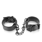 Наручники еко шкіра Fetish Tentation Adjustable Handcuffs Універсальний Чорний (SO7679)