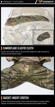 Штани тактичні IDOGEAR G3 Combat Pants з наколінниками Розмір M Мультикам - зображення 8