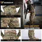 Штани тактичні IDOGEAR G3 Combat Pants з наколінниками Розмір S Мультикам - зображення 5