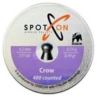 Кулі для пневматики Spoton Crow 0.54 гр кал.4.5мм 400шт (050849) - зображення 1