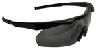 Тактические очки Buvele защитные три сменных линзы - изображение 3