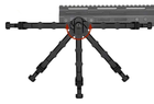 Сошки для гвинтівок Buvele V9 на M-LOK 18.4 - 22.9 см швидкознімні для АК (1805) - зображення 8
