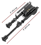 Сошки для гвинтівок Buvele Carbon Bipod для АК (070870) - зображення 5