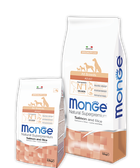 Сухой корм Monge All breeds Adult Light Лосось и рис