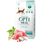 Сухой корм для кошек Optimeal Sterilised для стерилизованых с индюшкой и овсом