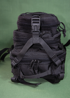Штурмовой рюкзак Кіраса на 35 литров кордура черный 942 - изображение 3
