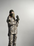 Зимовий костюм 'Terra Hot' світлий жіночий піксель + бафф хакі та рукавички L - зображення 8