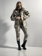 Зимовий костюм 'Terra Hot' світлий жіночий піксель + бафф хакі та рукавички XL - зображення 9