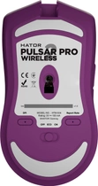 Миша Hator Pulsar 2 Pro Wireless/USB Lilac (HTM-534) - зображення 6