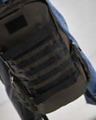 Рюкзак тактичний Kiborg на 36 літрів, дорожній тревел, колір хакі - зображення 4