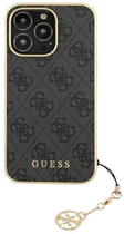 Etui plecki Guess 4G Charms Collection do Apple iPhone 13/13 Pro Grey (3666339033491) - obraz 1
