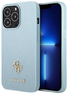 Панель Guess Saffiano 4G Small Metal Logo для Apple iPhone 13/13 Pro Blue (3666339048020) - зображення 1