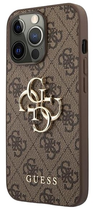 Панель Guess 4G Big Metal Logo для Apple iPhone 13 Pro Max Brown (3666339024949)