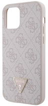Etui plecki Guess Crossbody 4G Metal Logo do Apple iPhone 13 Pro Max Pink (3666339147174) - obraz 1