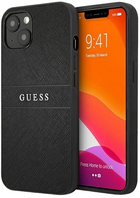 Панель Guess Saffiano Strap для Apple iPhone 14 Plus Black (3666339088590)