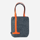 Torebka shopper damska Art Of Polo Tr15120-2 Szaro-pomarańczowa (5902021172115) - obraz 1