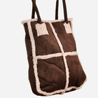 Torebka shopper damska Art Of Polo Tr1835-4 Ciemno-brązowa (5902021173211) - obraz 1