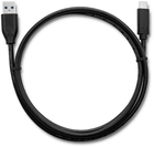 Kabel Qoltec USB 3.0 Type A męski - USB 3.1 Type-C męski 1 m (5901878505008) - obraz 2