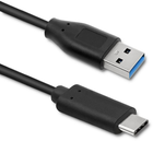 Kabel Qoltec USB 3.0 Type A męski - USB 3.1 Typ-C męski 1.8 m (5901878504933) - obraz 1