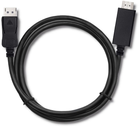 Kabel Qoltec 5K DisplayPort v1.2 męski - HDMI męski 2 m (5901878504360) - obraz 3