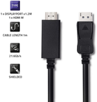 Kabel Qoltec 5K DisplayPort v1.2 męski - HDMI męski 3 m (5901878504377) - obraz 4