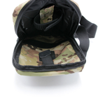 Тактическая сумка-слинг мультикам с кобурой на липучке однолямочная через плечо, нагрудная сумка-кобура - изображение 5