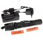 Ручний акумуляторний ліхтар Bailong BL-P08-P50, потужний ручний ліхтарик, ручний ліхтарик led - зображення 7