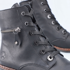 Жіночі черевики високі Rieker 75142-01 40 26.1 см Чорні (4061811022182) - зображення 11