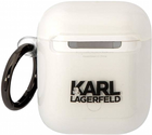 Etui CG Mobile Karl Lagerfeld Ikonik Choupette do AirPods 1 / 2 Przezroczysty (3666339088040) - obraz 2