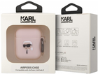 Etui CG Mobile Karl Lagerfeld Silicone Karl Head 3D do AirPods 1 / 2 Różowy (3666339087869) - obraz 3