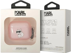 Etui CG Mobile Karl Lagerfeld Ikonik Choupette do AirPods 3 Różowy (3666339088095) - obraz 3
