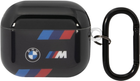 Чохол CG Mobile BMW Tricolor Stripes BMAP222SOTK для AirPods Pro 2 Black (3666339123864) - зображення 1