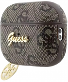 Etui CG Mobile Guess 4G Charm Collection GUAP2G4GSMW do AirPods Pro 2 Brązowy (3666339102463) - obraz 4