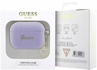 Etui CG Mobile Guess Silicone Charm Heart Collection GUAP2LSCHSU do AirPods Pro 2 Fioletowy (3666339110994) - obraz 3