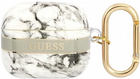 Чохол CG Mobile Guess Marble Strap Collection GUA3HCHMAG для AirPods 3 Grey (3666339047184) - зображення 1