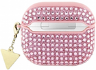 Чохол CG Mobile Guess Rhinestone Triangle Charm GUA3HDGTPP для AirPods 3 Pink (3666339120702) - зображення 2