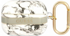Etui CG Mobile Guess Marble Strap Collection GUAPHCHMAG do AirPods Pro Szary (3666339047177) - obraz 1