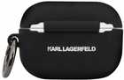 Etui CG Mobile Karl Lagerfeld Silicone Ikonik KLACAPSILGLBK do Apple AirPods Pro Czarny (3700740472453) - obraz 3