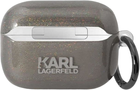 Чохол CG Mobile Karl Lagerfeld Glitter Karl & Choupette KLAP2HNKCTGK для Apple AirPods Pro 2 Black (3666339099343) - зображення 3