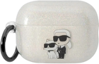 Чохол CG Mobile Karl Lagerfeld Glitter Karl&Choupette KLAPHNKCTGT для Airpods Pro Transparent (3666339088118) - зображення 1